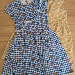 女の子ワンピース2着 140cm