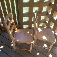 イケア　IKEA ダイニングチェア　ペアセット　木製　北欧風　の画像