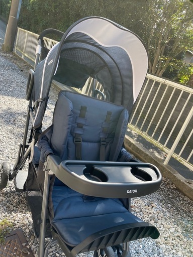 KATOJI二人乗りベビーカー【使用頻度少なめ美品】