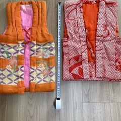 七五三用着物と小物の画像