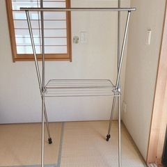 折りたたみステンレス室内物干し