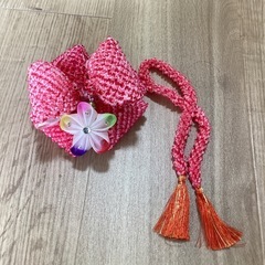 七五三用着物と小物の画像