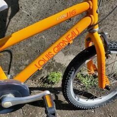 値下げしました！B495 幼児用自転車★LOUIS GARNEAU★16インチ★補助輪付きの画像