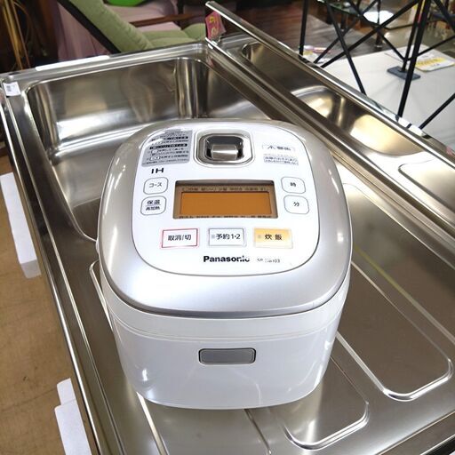 10/31パナソニック/Panasonic 炊飯器 SR-HB103 2014年製 5合炊き