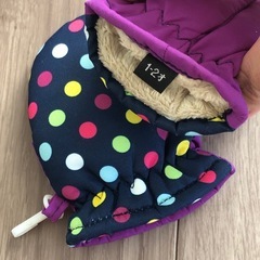 【受け渡し予定者決定】女の子 スノーウェア スノーブーツ 手袋 セット　　　の画像