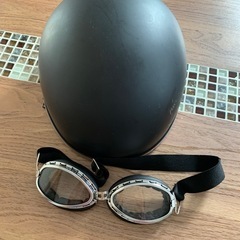 ヘルメット＋メガネ