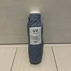 Wpc. 晴雨兼用　折りたたみ傘　サックスブルー？　新品未使用
