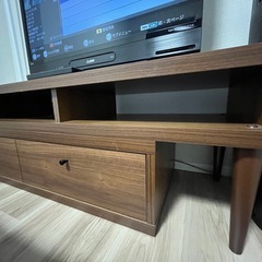 【TV(三菱)+テレビ台】1台でテレビ録画もDVD再生も可能です TV(三菱)】1台でテレビ録画もDVD再生も可能です