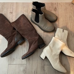 引越しによる出品⑤ レディースSサイズブーツセット
