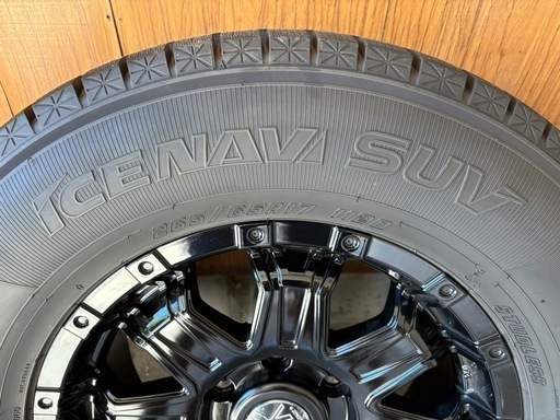 ランクルプラド スタッドレス アルミホイール 265/65r16 4本セット【2023年製】 ランクルプラド スタッドレス アルミホイール 265/65r16 4本セット