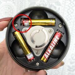 光りながらほぐします♪の画像