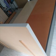 フランスベッド 収納付きセミダブルベッドの画像