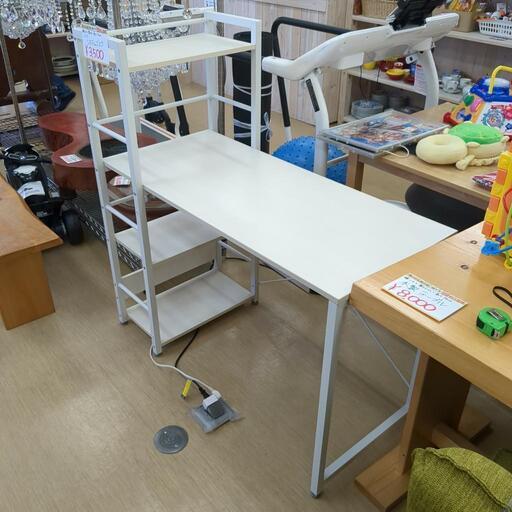 ニトリ☆システムデスク☆24年4月購入品、ホワイトカラー美品【浜村鹿野温泉ICから3分 買取本舗 宮本リサイクル 営業時間9～19時 定休日水曜のみ←連絡できませんm(_ _)m】