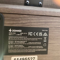 Donner 電子ピアノ 88鍵盤 ベロシティセンシティブ鍵盤 タッチ MIDI 3本ペダル スタンド　DDP-60 の画像