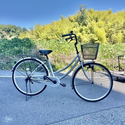 美品でお買い得！26インチサイクル（シルバー）