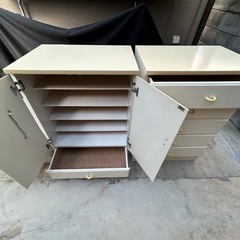 チェスト、カラーボックス5点セット
の画像