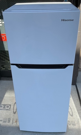 【RKGRE-397】特価！ハイセンス/Hisense/120L 2ドア冷凍冷蔵庫/HR-B12C/中古品/2021年製/当社より近隣無料配達！