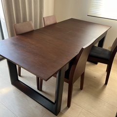 ARMONIA ダイニングテーブル＋ダイニングチェア4脚セットの画像