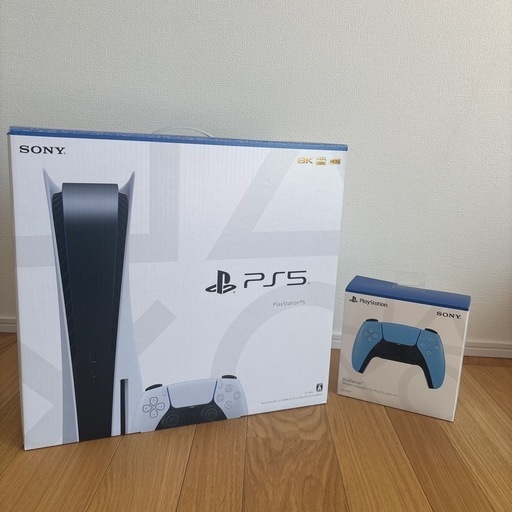 SONY PS5 本体 825GB コントローラー（ブルー）付き