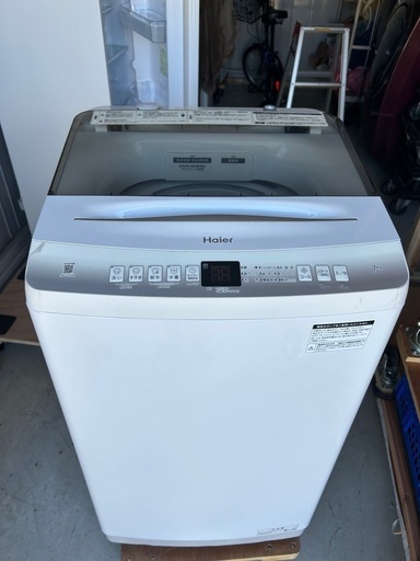 値下げ⭐︎ハイアール　7kg洗濯機　JW-U70HK 2023年製