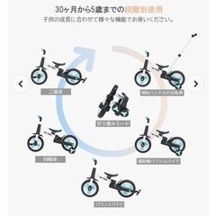 三輪車　キッズバイク　benebene M700 10月20日以降値上げしますの画像