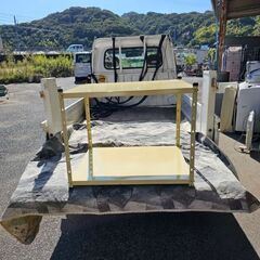 【お買い上げありがとうございました】スチールラック　２段　キャス...