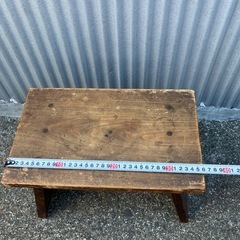 アンティーク レトロ 昭和 昭和レトロ 踏み台 椅子 イス 飾り台 鉢置き 木材 木製 棚 木製台の画像