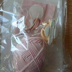 ポンポンメーカー付き🌟　🐤スタイのポンポンベア💗Cloverの画像