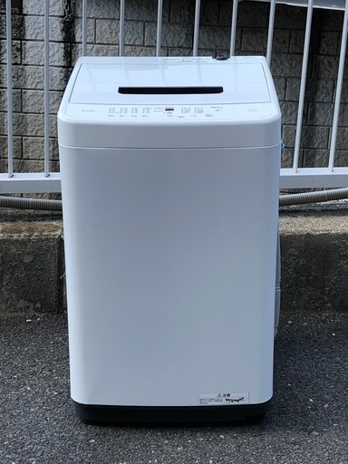 (ジM-166)SALE‼️¥16,500(税込み) アイリスオーヤマ 全自動電気洗濯機 5kg 2024年製