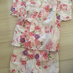 ８０cm甚平　2着セット　ベビー服　双子　　浴衣
