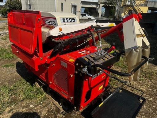 片倉FHS70Gスピンがー自動脱穀機7馬力動作確認済み、埼玉県