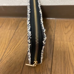 新品未使用 - おしゃれなハンドポーチの画像
