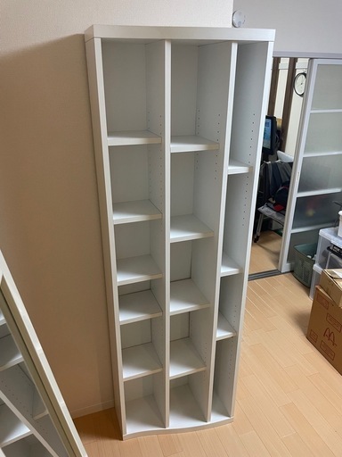 オシャレな本棚　白　ホワイト