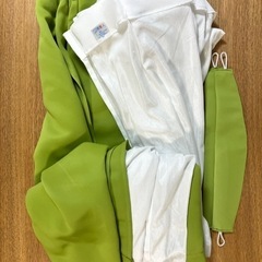 【中古・洗濯済】カーテン  遮光・レースセット 　出窓用