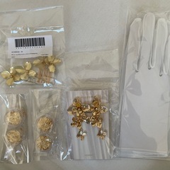 【👰‍♀️花嫁の小物セット】White×gold  総額9180...