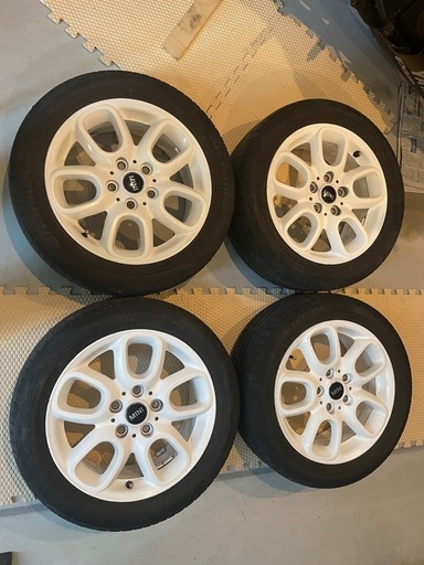 MINI 純正ホイール 白色DIY塗装 195/55R16