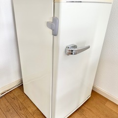 1ドアレトロ冷蔵庫