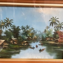 絵画　額縁　絵の画像