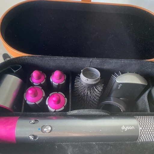 Dyson Airwrap グレーとピンク 6種アタッチメント付き