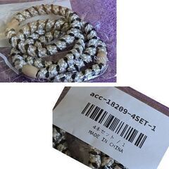 ヘアゴム同色4本セット（新品）の画像