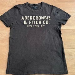 ABERCROMBIE & FITCH 半袖シャツ ダークグレー