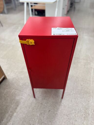 ★ジモティ割あり★  収納棚 赤 H82×D35.2×W35 クリーニング済み TJ9074