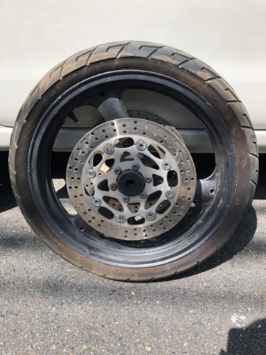 FZR250 フロントホイール ダブルディスク