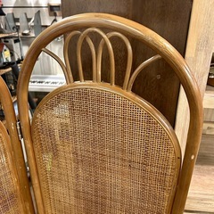 【武蔵小山店】 ラタン パーテーション 4連 レトロ 籐 間仕切り ブラインド 折り畳み 和 衝立 仕切り 店舗 什器 籐家具 アジアン 4枚 🚚 運搬無料エリア有 / 品川区 リサイクルショップ ランバールーム 武蔵小山店  ◀︎ 武蔵小山パルム 戸越銀座 隣の画像