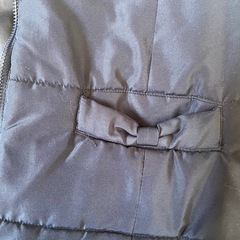 値下げします　格安　Chou Chou Mine ネイビー 中綿コート 120の画像