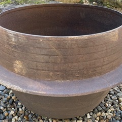 羽釜　お釜　昭和レトロ　アンティーク　和風　小道具　古民家　当時物