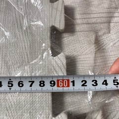 新品未使用 大判ジョイントマット 10枚 木目調 白色の画像