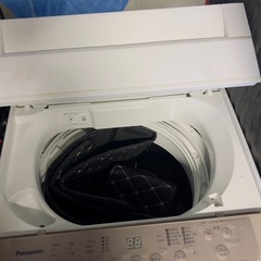 洗濯機、2021年製の画像