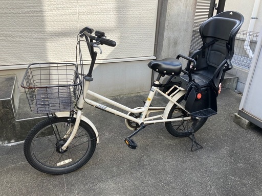 子供乗せ自転車　ノイズバイク　白　Noise bike