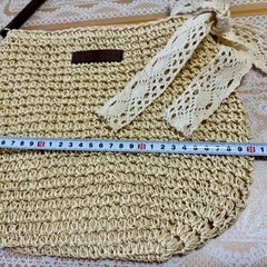 ショルダーバッグ★ストロー製の画像
